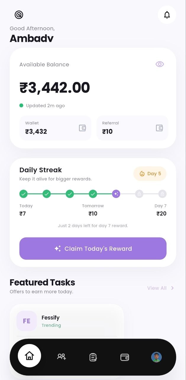 Fessify Dashboard